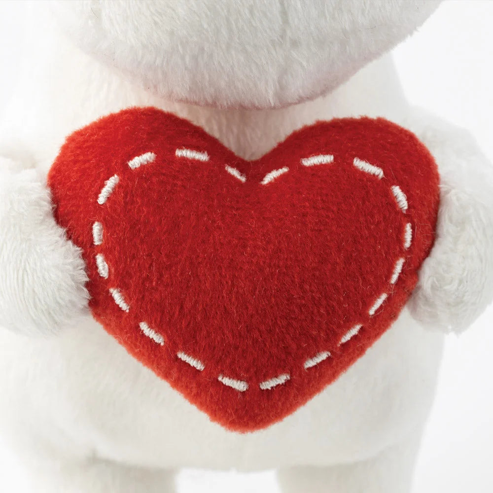 Moomin Standing 6.5-inch Soft Toy with Heart - TOYBOX Toy Shop