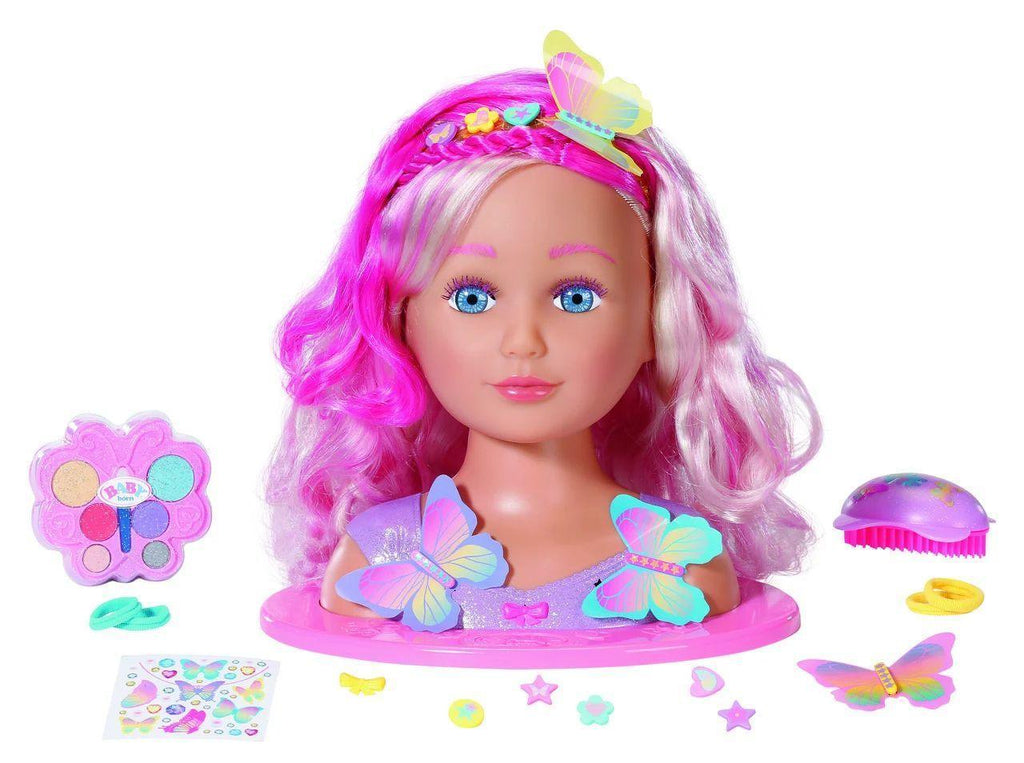 Baby Born Sister Styling Head Fairy With 26 Accessories - TOYBOX Toy Shop