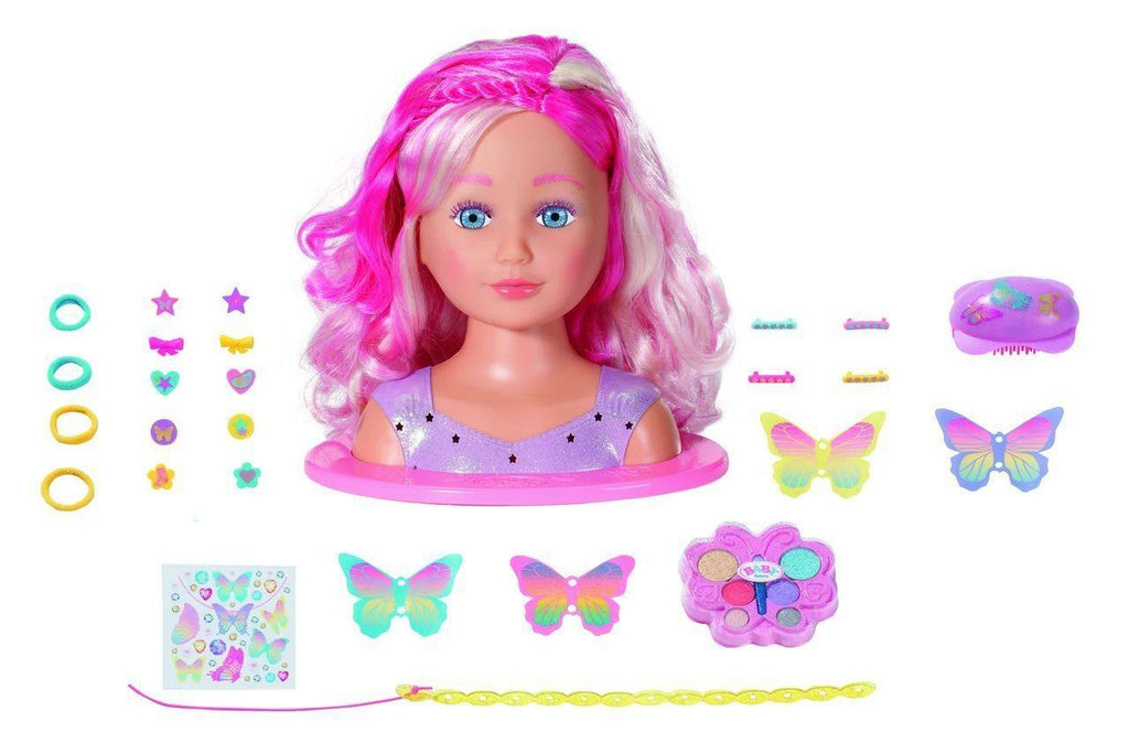 Baby Born Sister Styling Head Fairy With 26 Accessories - TOYBOX Toy Shop