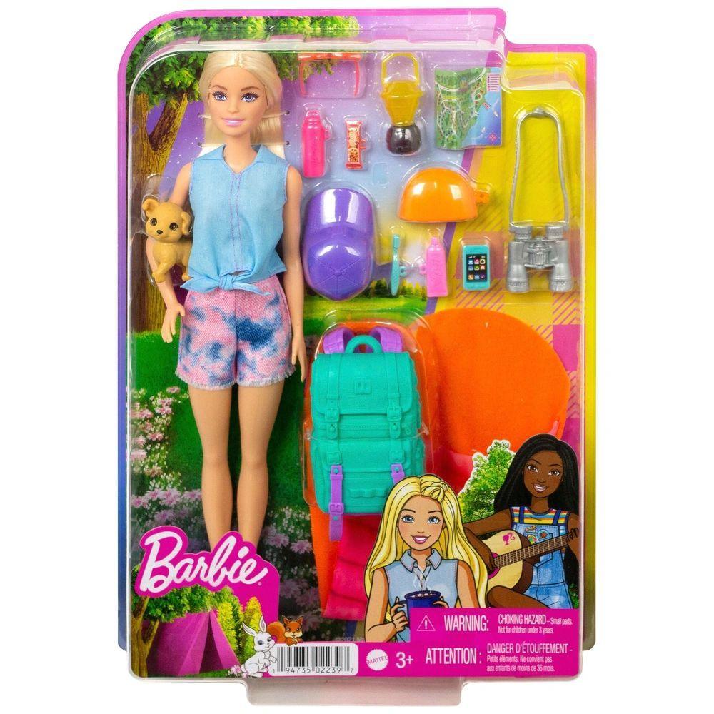 Barbie Camping Malibu Doll And Accessories - TOYBOX Toy Shop