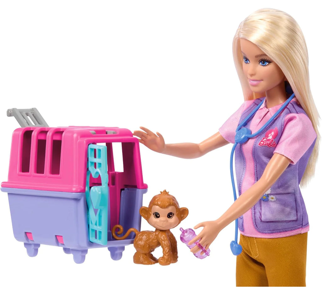Barbie Careers Doll & Accessories, Animal Rescue & Recovery Playset - TOYBOX Toy Shop