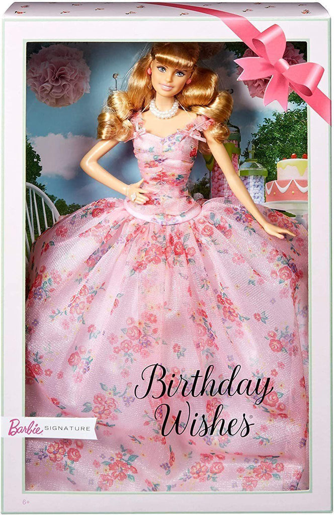 Barbie Collector Birthday Wishes 11.5 Inches Doll with Blonde Hair - TOYBOX Toy Shop