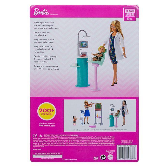 Barbie Dentist Doll & Playset FXP16 - TOYBOX Toy Shop