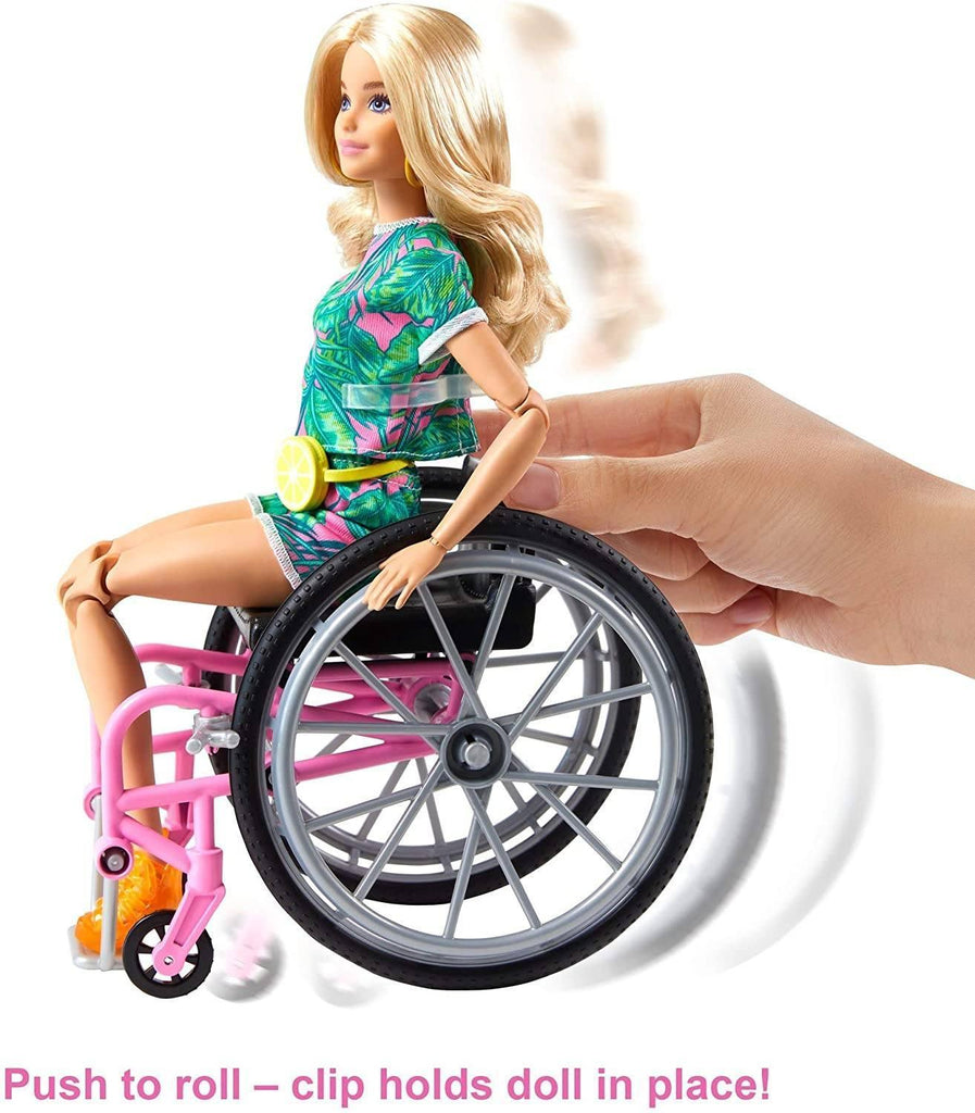 Barbie Fashionistas 14cm Doll Caucasian With Wheelchair - TOYBOX Toy Shop