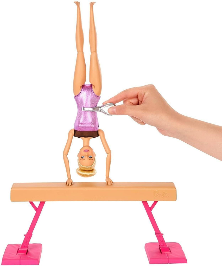 Barbie Gymnastics Playset with Doll, Balance Beam, 15+ Accessories - TOYBOX Toy Shop