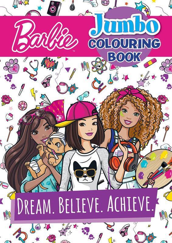 Barbie Jumbo Colouring Book - TOYBOX Toy Shop