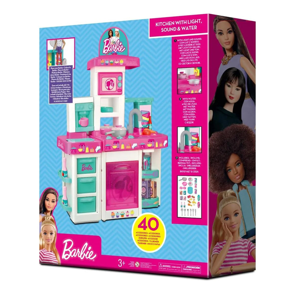 Barbie Large Kitchen with Light and Sound - TOYBOX Toy Shop