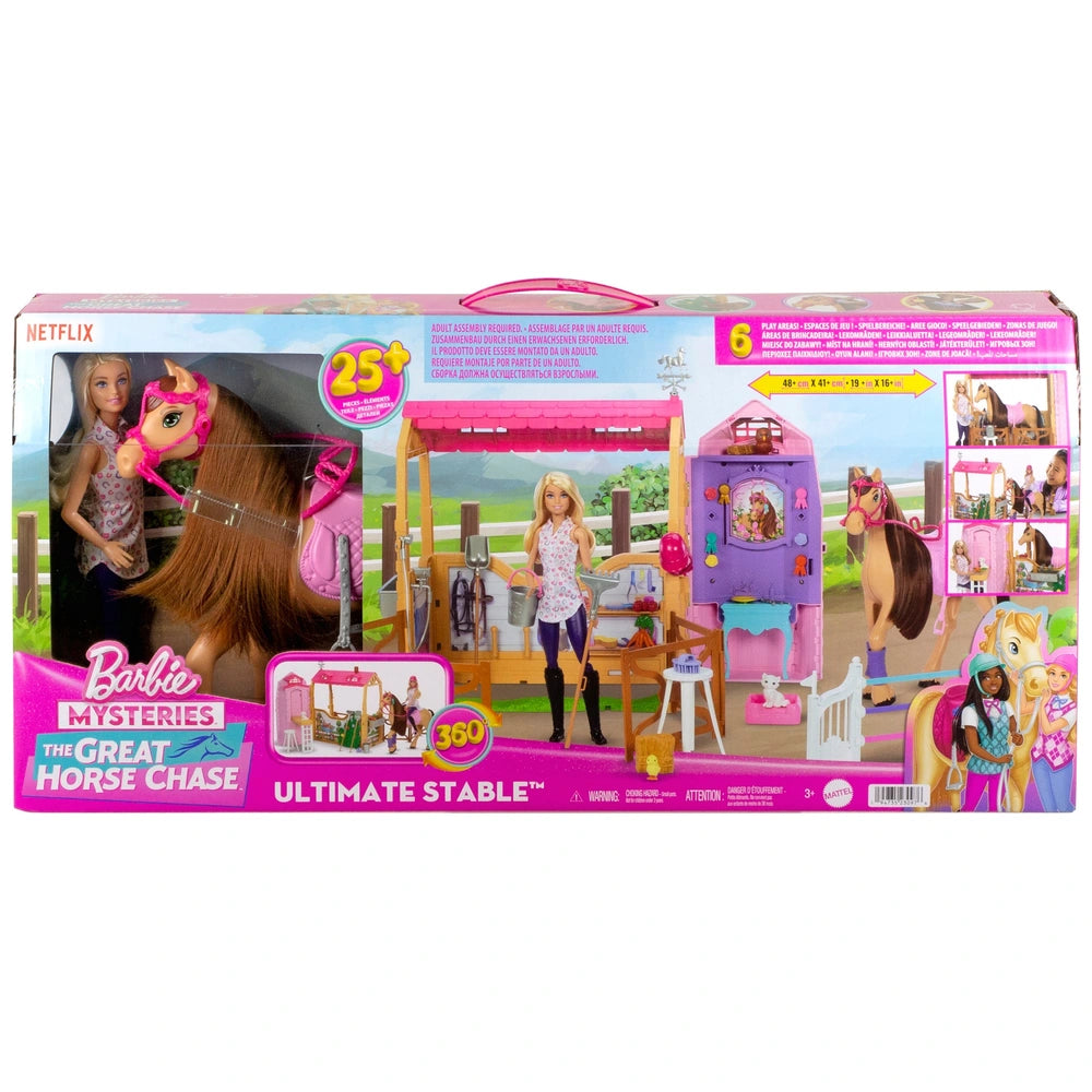 Barbie Mysteries: The Great Horse Chase Ultimate Stable Set - TOYBOX Toy Shop