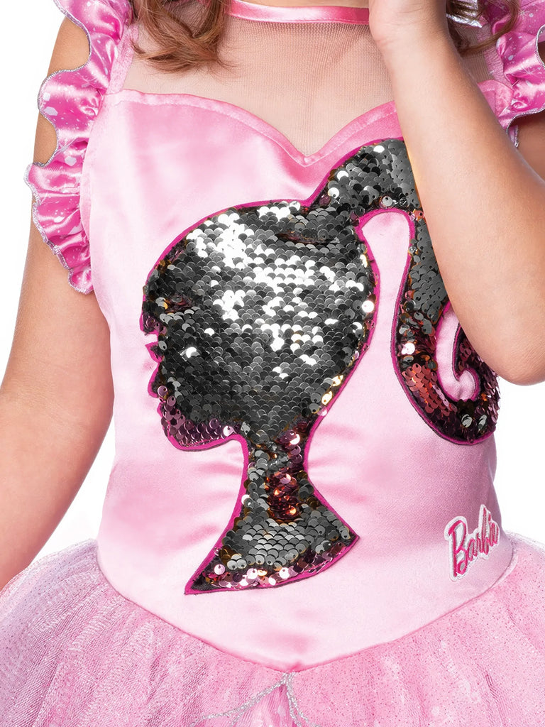 BARBIE Princess Child Pink Dress with Sequins and Tiara - TOYBOX Toy Shop