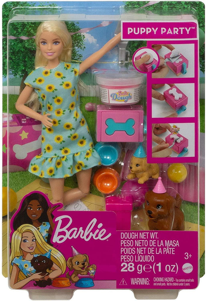 Barbie Puppy Party Playset and Doll - TOYBOX Toy Shop