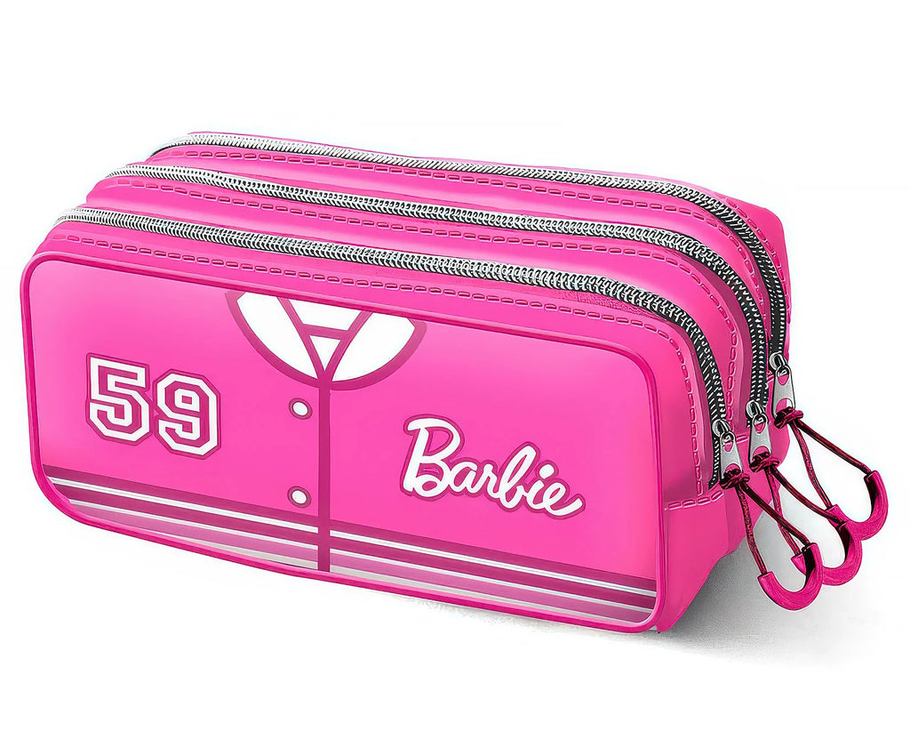 BARBIE Varsity Triple Pencil Case - TOYBOX Toy Shop