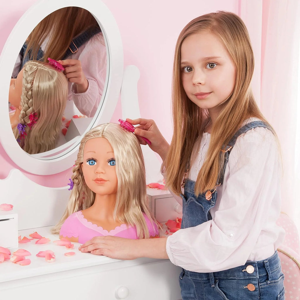 Bayer Design Hairdressing Head Charlene Super Model - TOYBOX Toy Shop