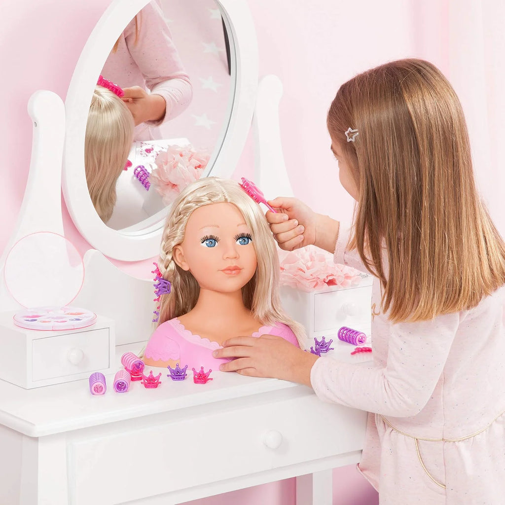 Bayer Design Hairdressing Head Charlene Super Model - TOYBOX Toy Shop