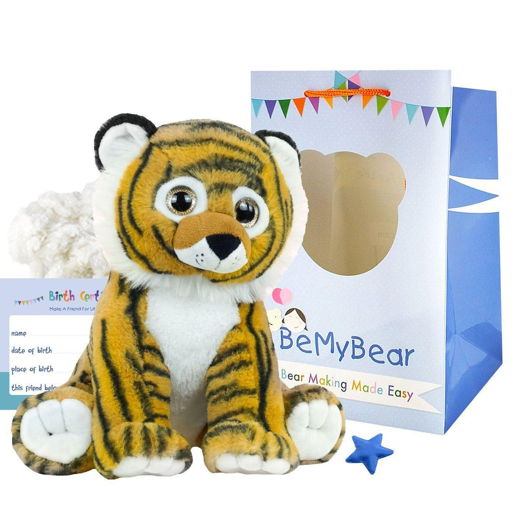 Be My Bear Bruno The Tiger 40cm Soft Toy - TOYBOX Toy Shop