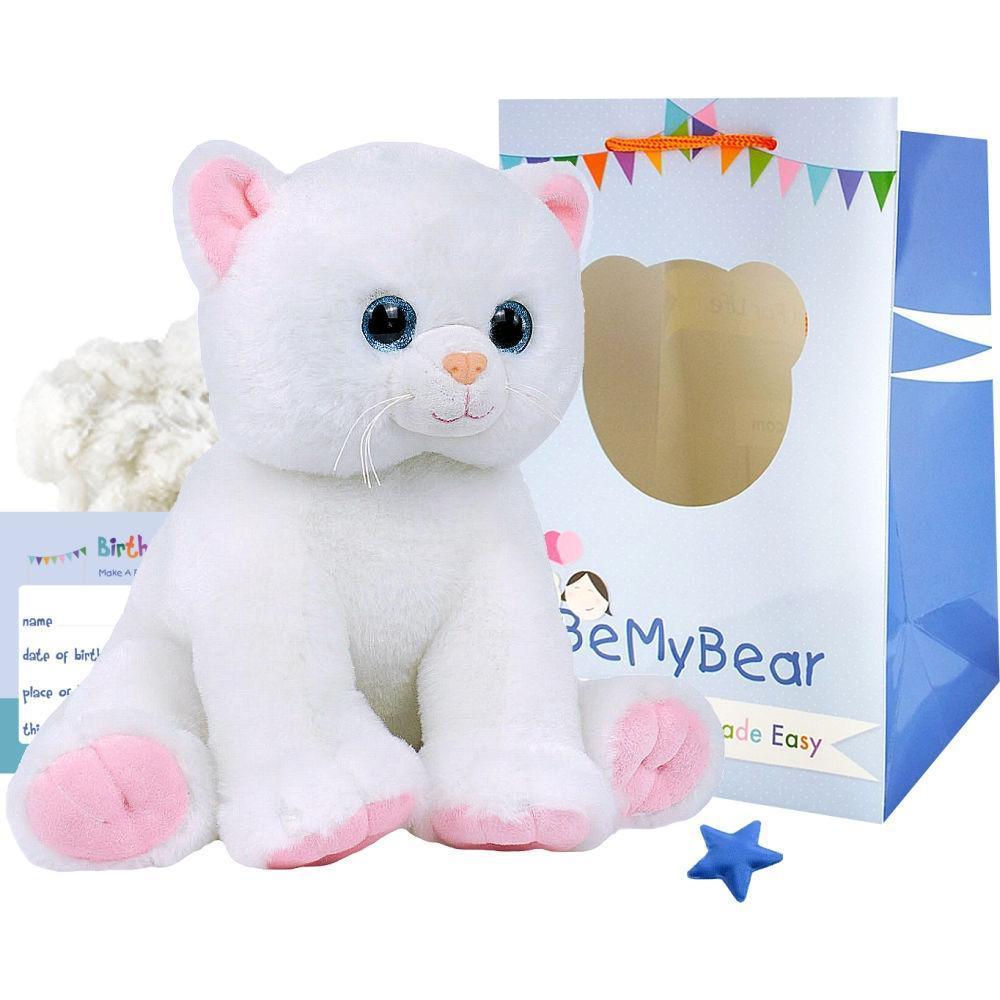 Be My Bear Marshmallow Cat 40cm Soft Toy - TOYBOX Toy Shop
