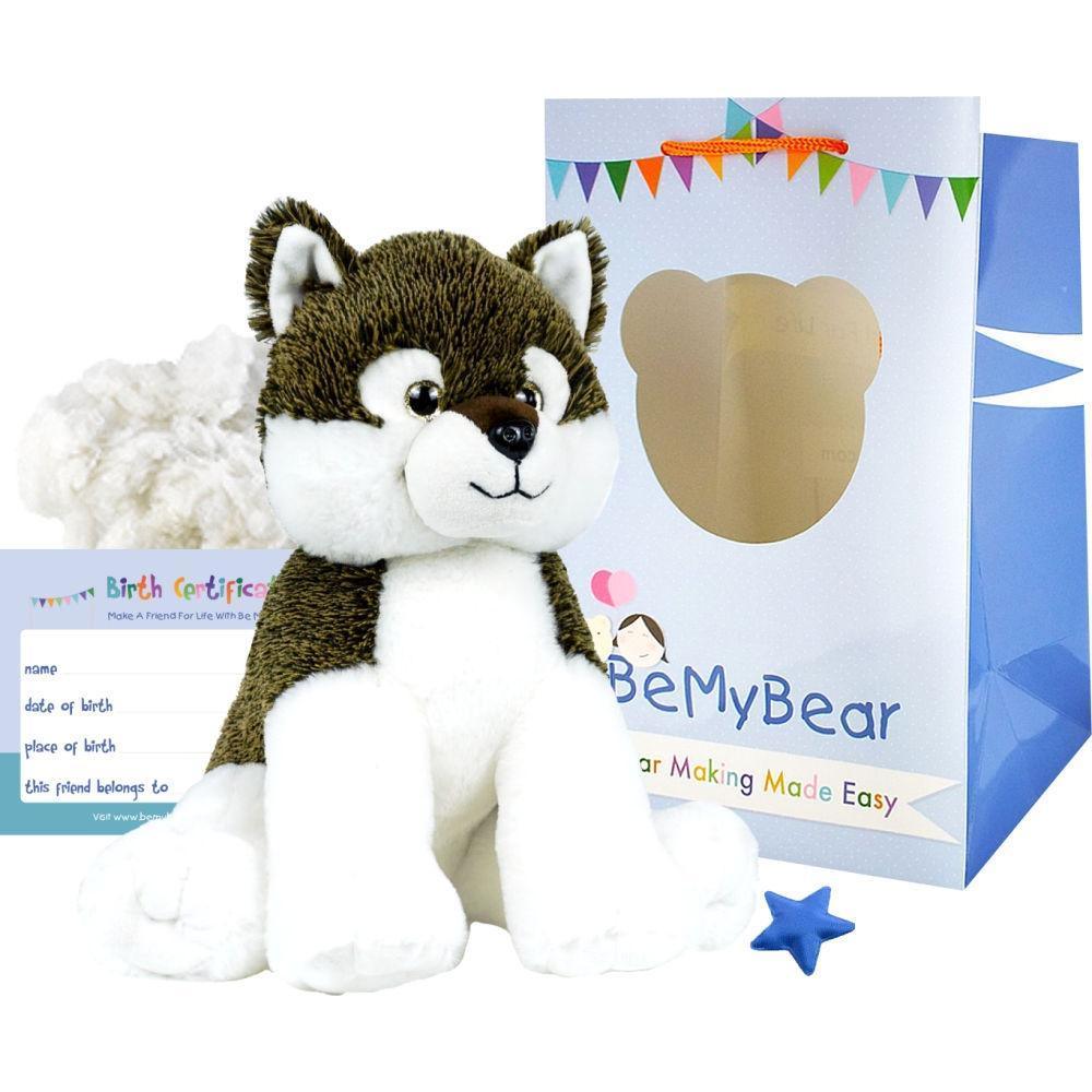 Be My Bear Wiley Wolf 40cm Soft Toy - TOYBOX Toy Shop