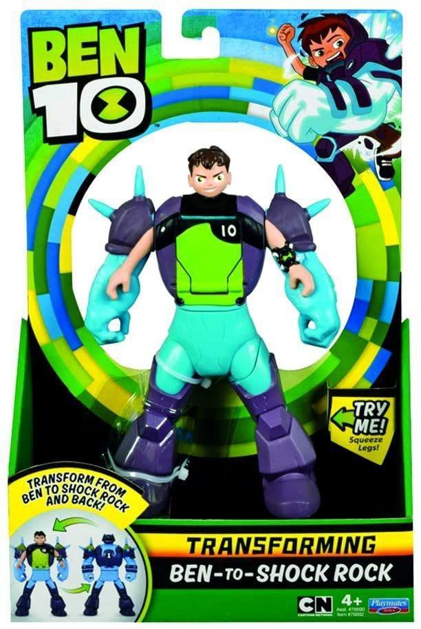 Ben 10 BEN29200 Ben-To-Shockrock Transforming Action Figure - TOYBOX Toy Shop