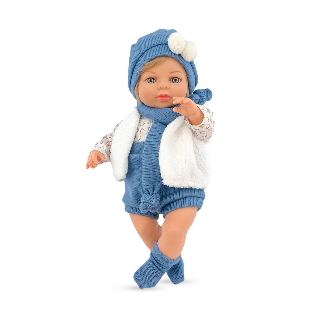 Berjuan 1075 Mauro Blue Push Button Crying Doll 40cm - TOYBOX Toy Shop