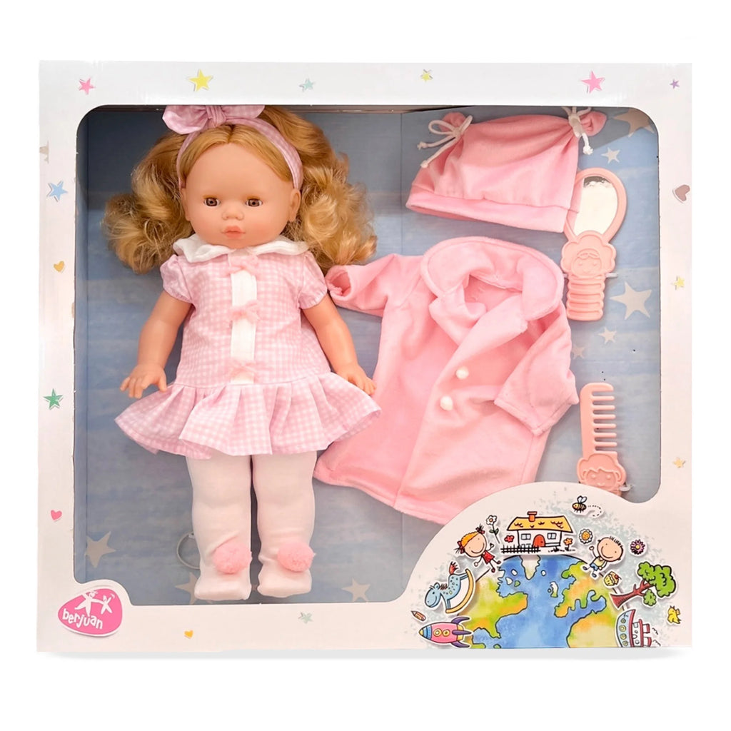 Berjuan 1157 Trousseau Colette Mechanism Tulle Dress Doll 45cm - TOYBOX Toy Shop