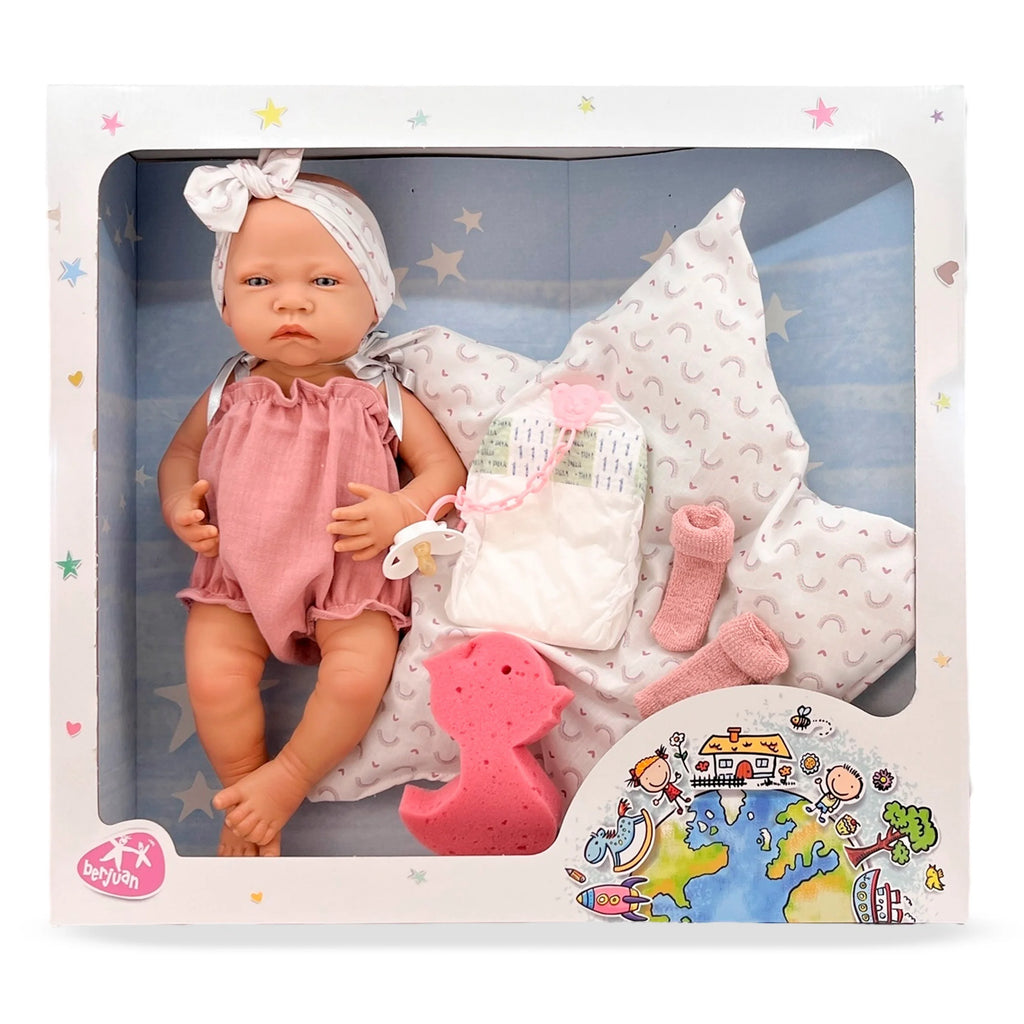 Berjuan 12172 Trousseau New Born Nina Doll 45cm - TOYBOX Toy Shop