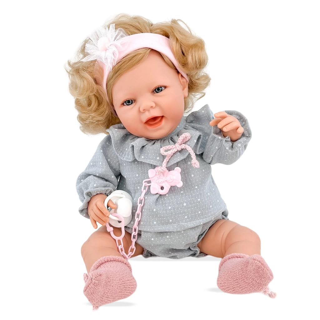 Berjuan 1227 Baby Sweet Nina Blonde Doll 50cm - TOYBOX Toy Shop