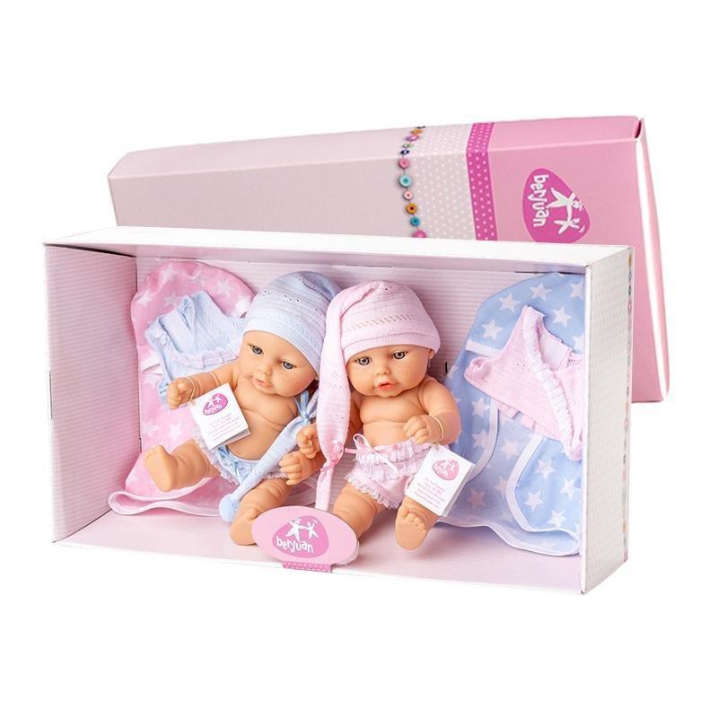 Berjuan 20201 Boutique Dolls Mini Baby Twins 20cm - TOYBOX Toy Shop