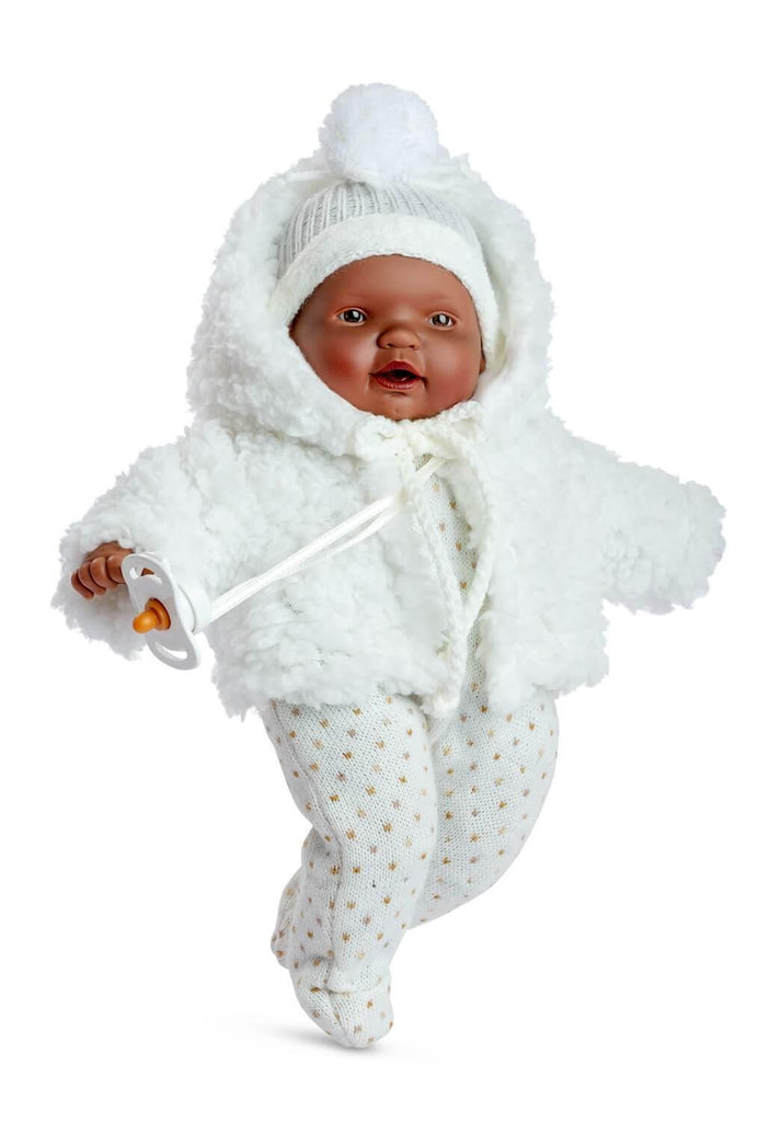 Berjuan 346 Cry Baby Doll 28cm  - White - TOYBOX Toy Shop