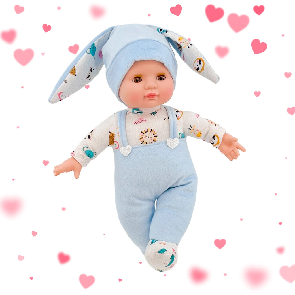 Berjuan 6144 My First Baby Susu Crying Doll 30cm - Blue - TOYBOX Toy Shop