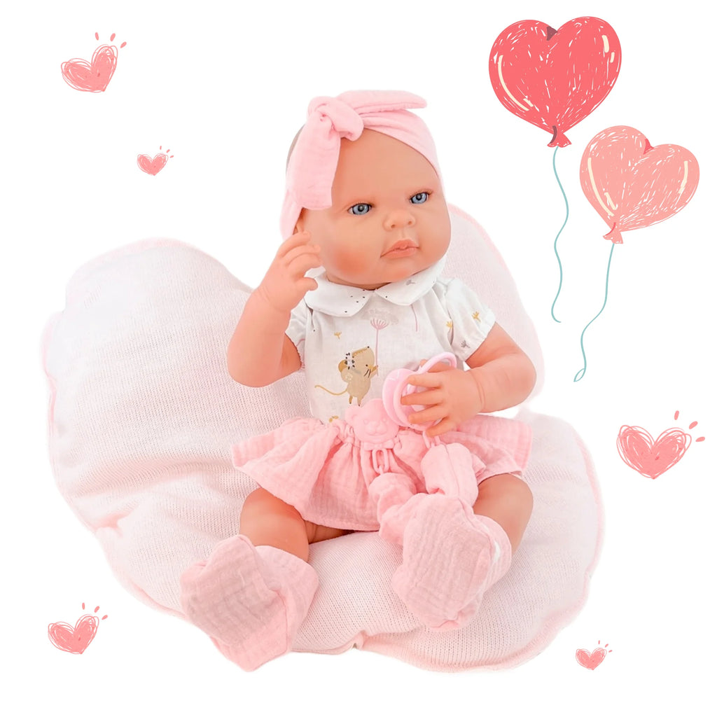 Berjuan 8122 New Born Doll 45cm - Girl - TOYBOX Toy Shop