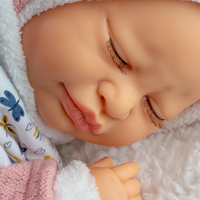 Berjuan 905 Sleeping Baby Doll 40cm - Pink - TOYBOX Toy Shop