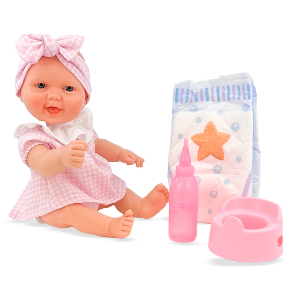 Berjuan Baby Pipi Rosa 30cm Doll 514 - TOYBOX Toy Shop