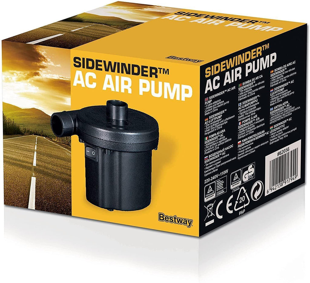 Bestway Sidewinder AC Electric Air Pump, Inflator - TOYBOX Toy Shop