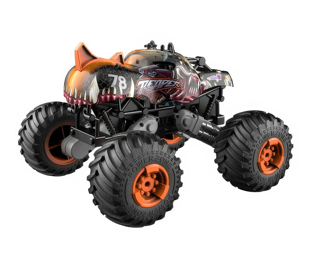 Big Wheel Off-Road Dinosaur RC Monster Truck - Orange - TOYBOX Toy Shop