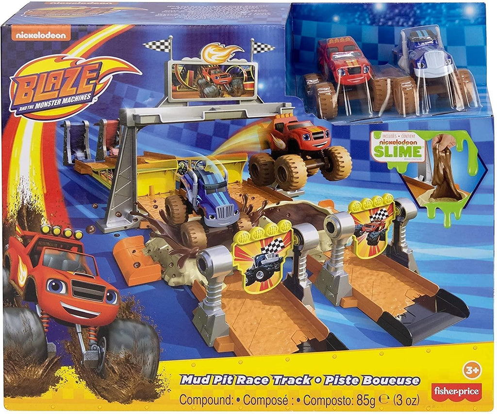 Blaze and the Monster Machines Mud-Pit Race Track Vehicle Playset - TOYBOX Toy Shop