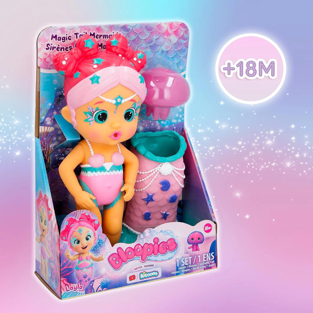 BLOOPIES Magic Tail Mermaids Mermaid Dolls - Assorted - TOYBOX Toy Shop