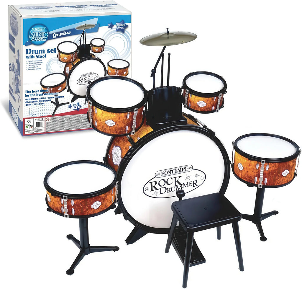 BONTEMPI BeatFusion Pro Premium Drum Set - TOYBOX Toy Shop