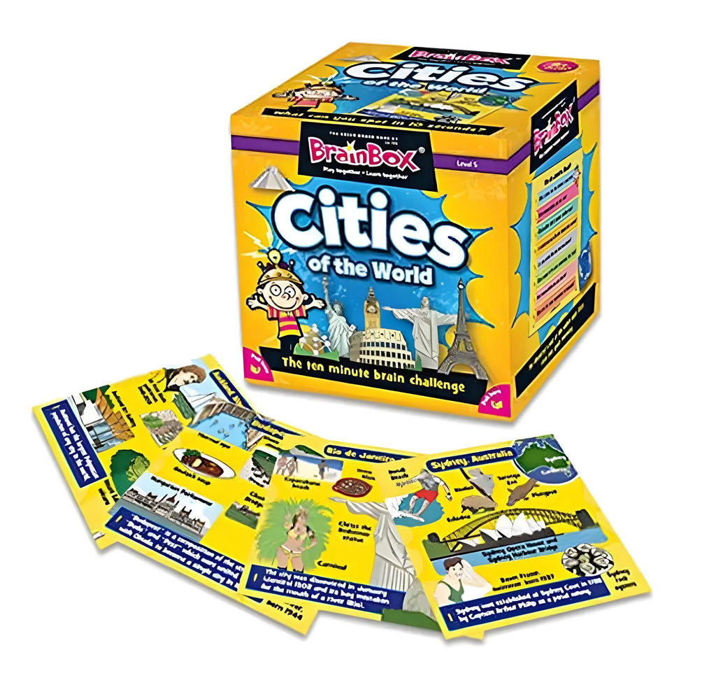 BrainBox Cities of The World Memory Game - TOYBOX Toy Shop