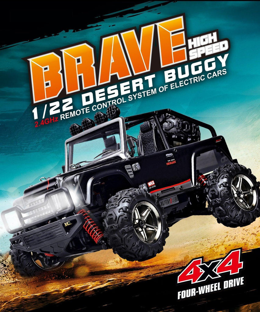 Brave 1:22 4x4 Desert Buggy RC Remote Control Car - TOYBOX Toy Shop