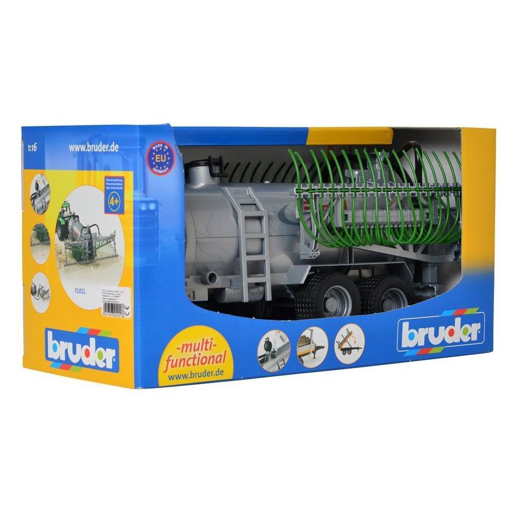 BRUDER 02020 Fliegl Tanker with Spread Tubes - TOYBOX Toy Shop