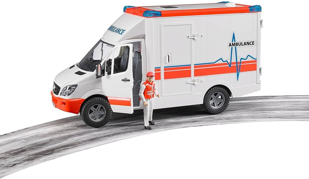 BRUDER 02536 MB Sprinter Ambulance with Driver - TOYBOX Toy Shop