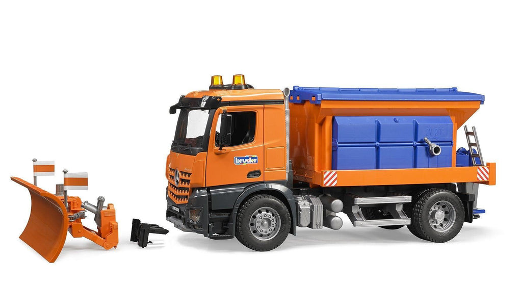 BRUDER 03685 Mercedes-Benz Arocs Winter Plow Truck - TOYBOX Toy Shop