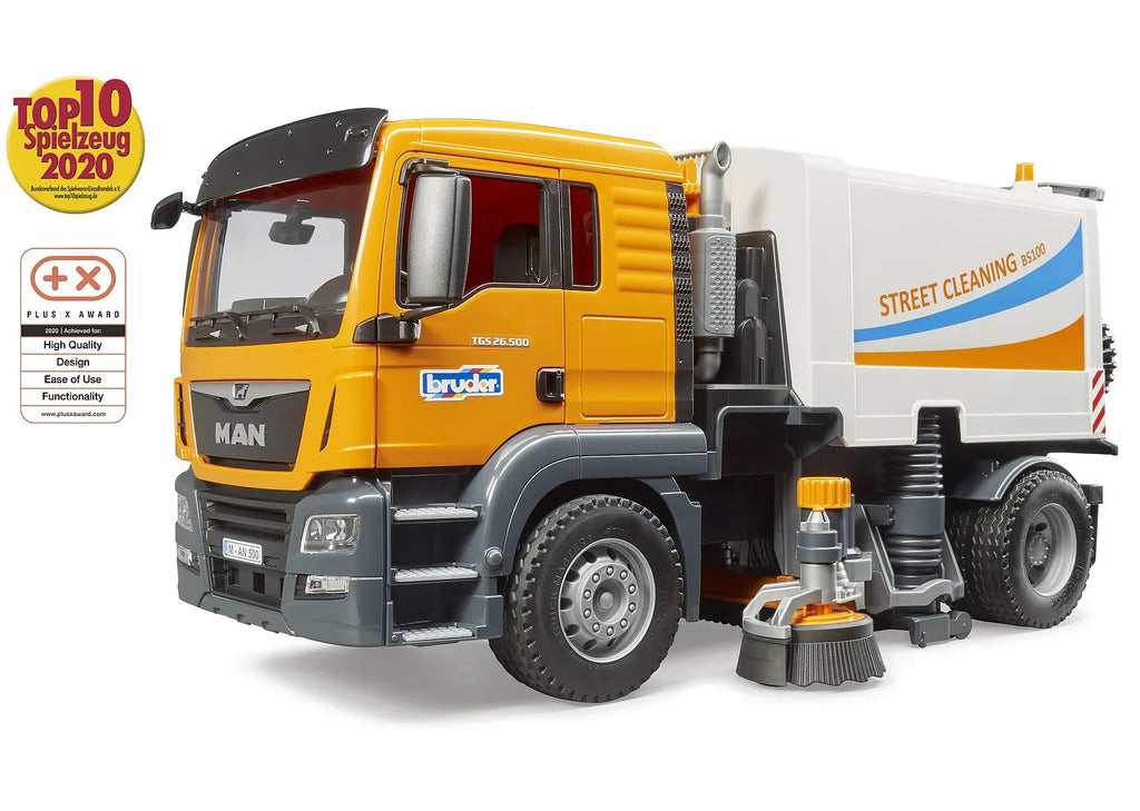 BRUDER 03780 MAN TGS Street Cleaner - TOYBOX Toy Shop