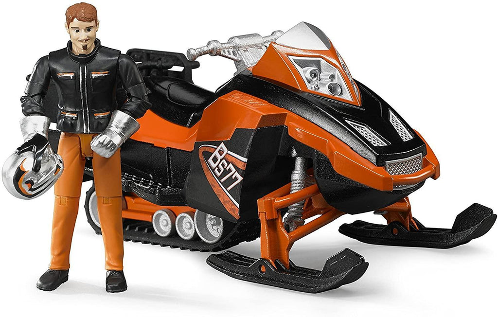 BRUDER Bworld Snowmobile With Driver And Accessories - TOYBOX Toy Shop