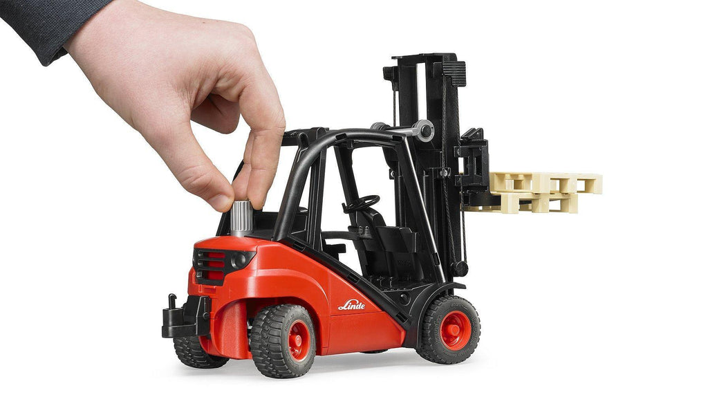 Bruder Linde Fork Lift H30D With 2 Pallets - TOYBOX Toy Shop