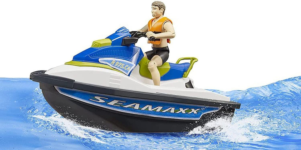 BRUDER Personal Watercraft Jet Ski including Rider - TOYBOX Toy Shop