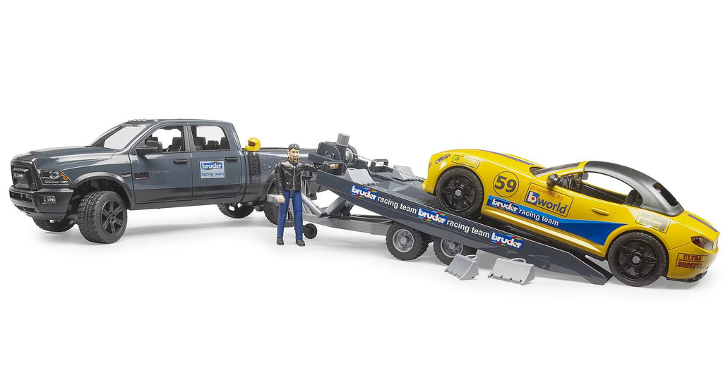 BRUDER RAM Power Wagon & Roadster Bruder Racing Team - TOYBOX Toy Shop