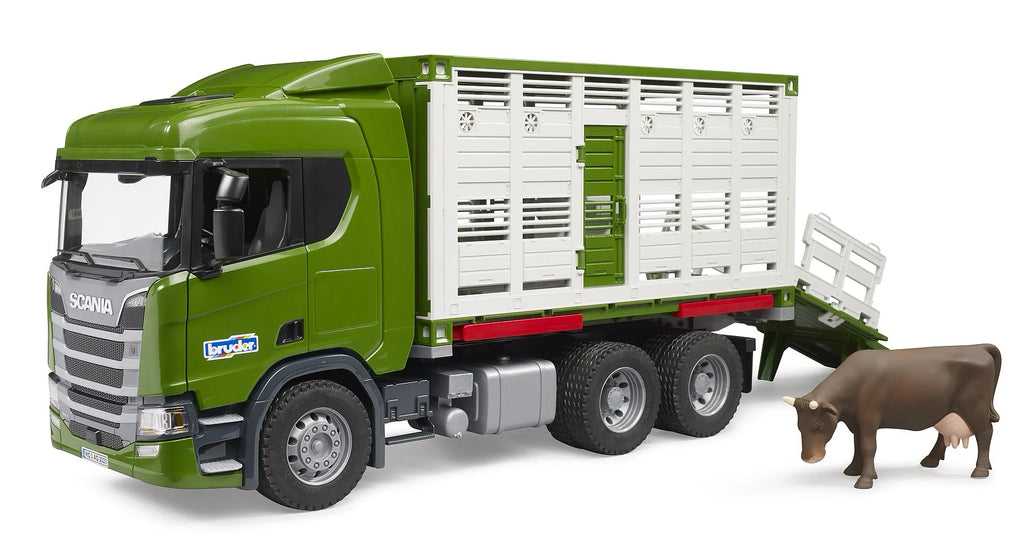 BRUDER SCANIA Super 560R Cattle Transportation Truck - TOYBOX Toy Shop