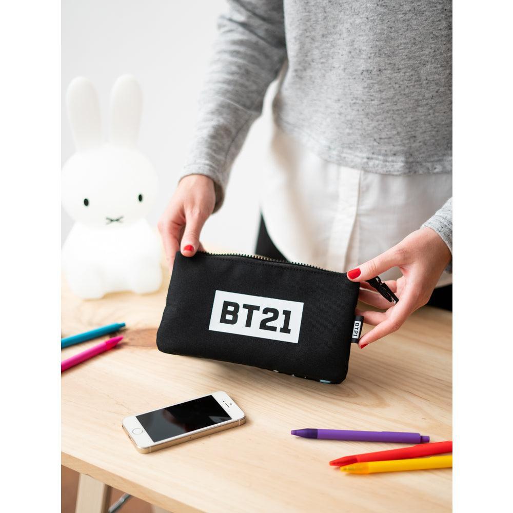 BT21 Cool Collection Triple Pencil Case - TOYBOX Toy Shop