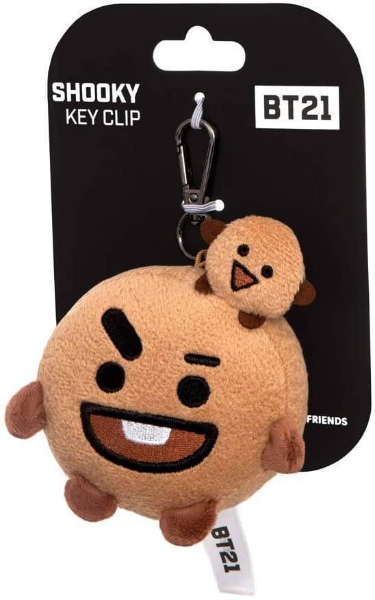 BT21 SHOOKY Head Plush Key Clip - TOYBOX Toy Shop