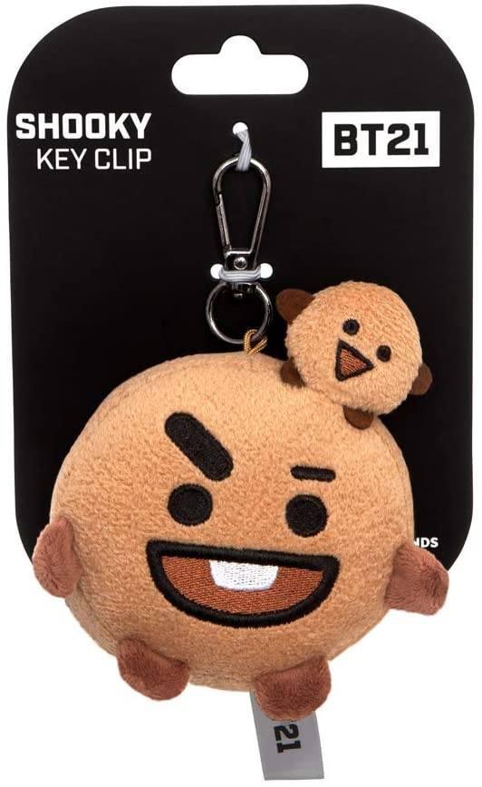 BT21 SHOOKY Head Plush Key Clip - TOYBOX Toy Shop